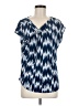 Adrienne Vittadini Blue Short Sleeve Blouse Size M - photo 1