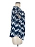 Adrienne Vittadini Blue Short Sleeve Blouse Size M - photo 4