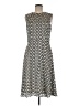 Milly 100% Polyester Graphic Black Casual Dress Size 8 - photo 1