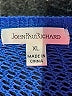John Paul Richard 100% Rayon Color Block Blue Pullover Sweater Size XL - photo 7