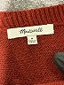 Madewell Burgundy Double-V Pullover Sweater Size M - photo 7