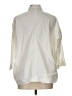 Zara Basic Color Block Ivory 3/4 Sleeve Button-Down Shirt Size L - photo 2