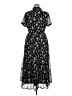 Kranda 100% Polyester Floral Black Casual Dress Size XL - photo 2