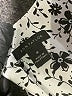 Ann Taylor 100% Polyester Silver Black Long Sleeve Blouse Size M - photo 7