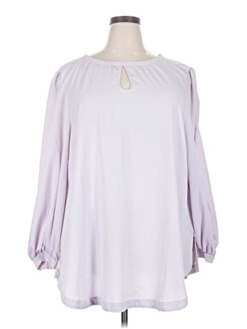 Melissa McCarthy Seven7 3/4 Sleeve Blouse (view 1)