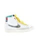 Nike Graphic White Sneakers Size 5 1/2 (youth) - photo 1