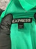 Express 100% Polyester Solid Teal Cocktail Dress Size 2 - photo 7
