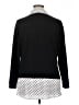 Adrianna Papell Polka Dots Black Pullover Sweater Size XL - photo 2