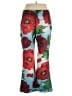 Unbranded Floral Red Casual Pants Size XXL - photo 2