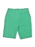 Crown & Ivy Solid Green Shorts Size 8 - photo 1