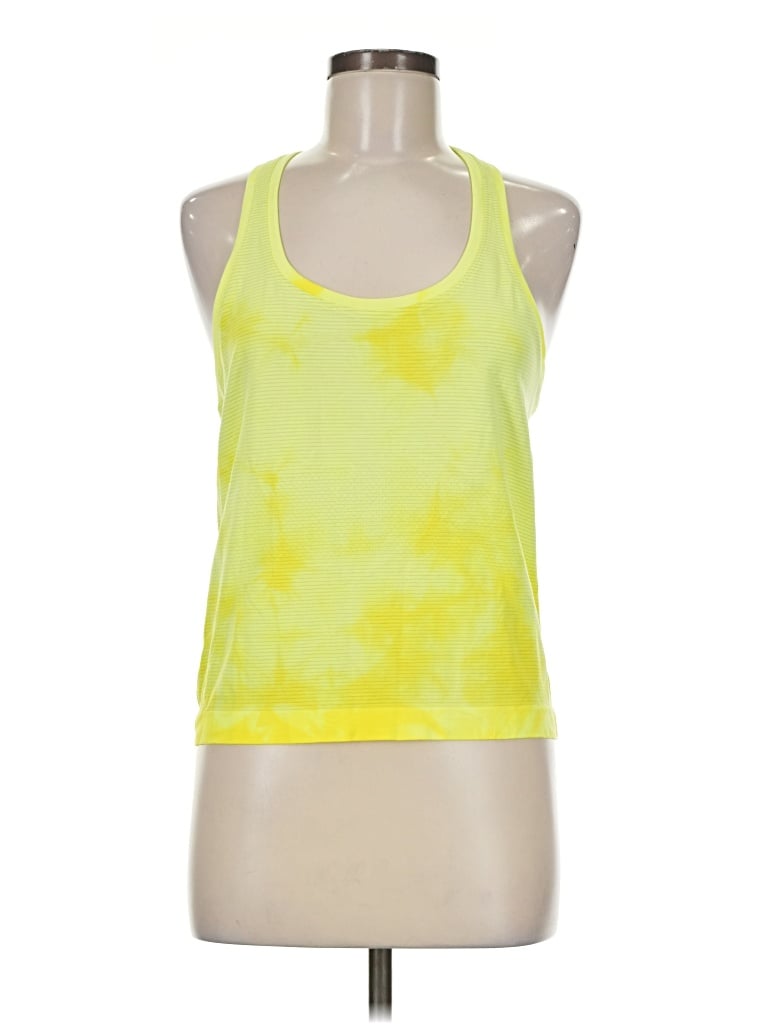 Pre-owned Lululemon Athletica Active Tank Top In Yellow