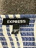 Express 100% Rayon Stripes Blue Casual Dress Size S - photo 7