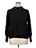 Adrianna Papell Black Pullover Sweater Size XL (estimated) - photo 1