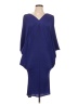 Kate Hewko 100% Polyester Blue Cocktail Dress Size L (estimated) - photo 1