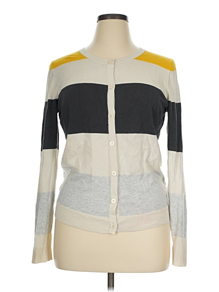 Pre-owned Merona Cardigan Sweater In Gray