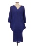 Kate Hewko 100% Polyester Blue Cocktail Dress Size L (estimated) - photo 2