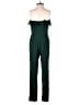 Saylor Solid Green Jumpsuit Size XS - photo 2