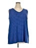Talbots Blue Sleeveless Top Size 2X - photo 1