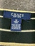 Chaps Stripes Black Casual Dress Size M - photo 7