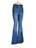 SPANX Chevron-herringbone Blue Jeans Size M - photo 1