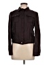 Donna Karan New York 100% Silk Brown Burgundy Jacket Size 10 - photo 1