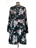 City Chic Print Teal Casual Dress Size 20 Plus (L) - photo 2