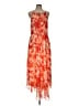 Gibson Latimer 100% Polyester Tie-dye Orange Cocktail Dress Size L - photo 1