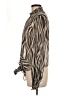 Olivaceous 100% Polyester Animal Print Ivory Long Sleeve Blouse Size M - photo 5