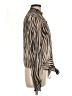 Olivaceous 100% Polyester Animal Print Ivory Long Sleeve Blouse Size M - photo 4