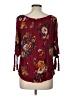 Assorted Brands Burgundy 3/4 Sleeve Blouse Size L - photo 2