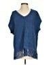 Purejill Blue Poncho Size S - photo 1