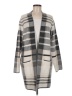 Nine West Plaid Gray Cardigan Size M - photo 1