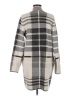 Nine West Plaid Gray Cardigan Size M - photo 2