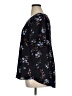 PREMISE 100% Polyester Floral Black Short Sleeve Blouse Size 1X - photo 5