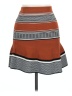 Sandro Stripes Brown Casual Skirt Size Lg (3) - photo 1