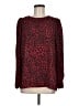 Kasper Red Long Sleeve Blouse Size M - photo 1