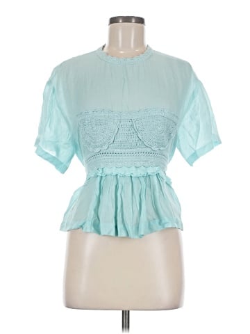 Ulla Johnson Short Sleeve Blouse (view 1)