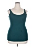 Torrid Teal Tank Top Size 2X Plus (2) - photo 1