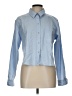 Universal Thread Solid Blue Long Sleeve Button-Down Shirt Size L - photo 1