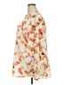 Calvin Klein 100% Polyester Print Ivory 3/4 Sleeve Blouse Size 2X - photo 5