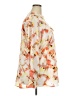 Calvin Klein 100% Polyester Print Ivory 3/4 Sleeve Blouse Size 2X - photo 4