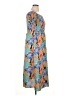 Assorted Brands 100% Polyester Tropical Blue Cocktail Dress Size L - photo 4