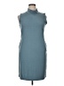 Unbranded Solid Teal Casual Dress Size XL - photo 1