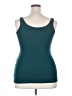 Torrid Teal Tank Top Size 2X Plus (2) - photo 2