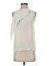 Theory 100% Silk Ivory Sleeveless Silk Top Size P (petite) - photo 1