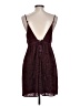 Cope 100% Polyester Burgundy Cocktail Dress Size L - photo 2
