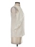Theory 100% Silk Ivory Sleeveless Silk Top Size P (petite) - photo 4