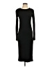 Leith Solid Black Casual Dress Size S - photo 1