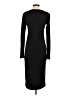 Leith Solid Black Casual Dress Size S - photo 2