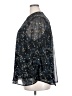 Papermoon 100% Polyester Black 3/4 Sleeve Blouse Size 2X - photo 5